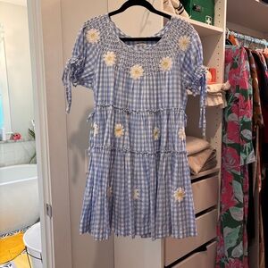 Innika Choo Blue Gingham dress